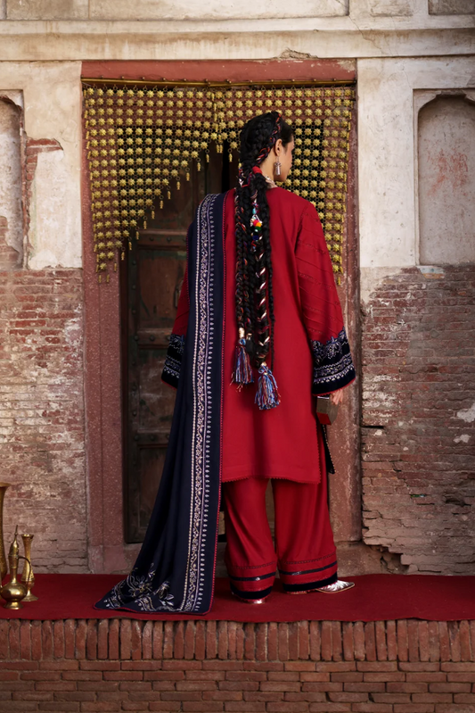 Bin Ilyas Gulnar Embroidered Luxury Karandi 3pc