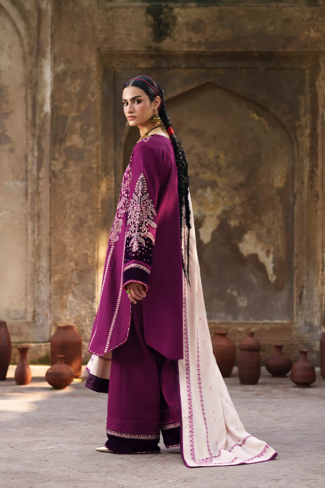 Bin Ilyas Gulnar Embroidered Luxury Karandi 3pc