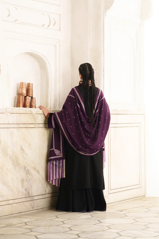 Bin Ilyas Gulnar Embroidered Luxury Karandi 3pc