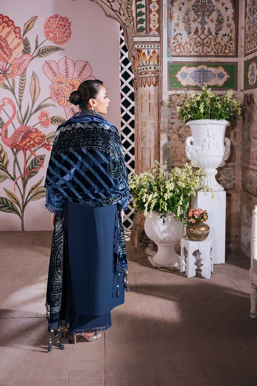 Mahnur Amelia Embroidered Luxury Khaddar 3pc