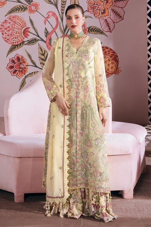 Mahnur Amelia Embroidered Luxury Khaddar 3pc