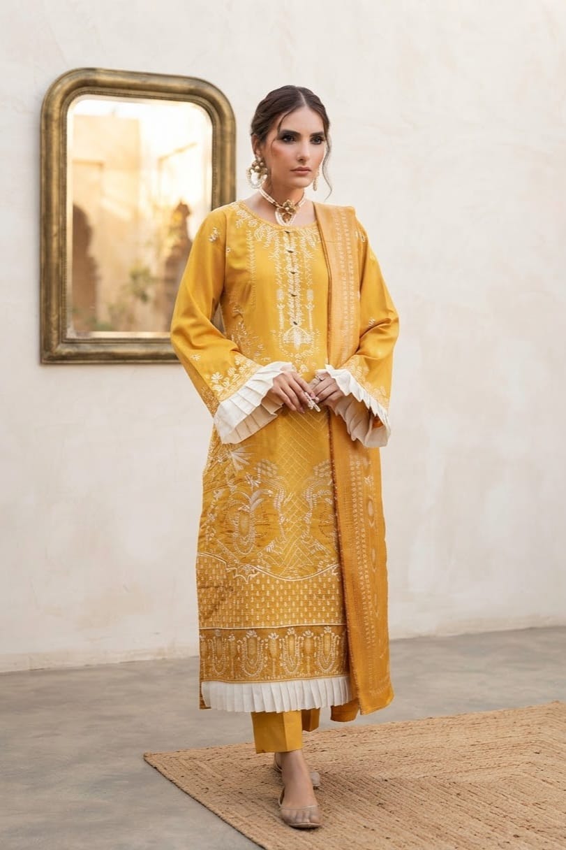 Irsa Nilofer Embroidered Luxury Khaddar 3pc