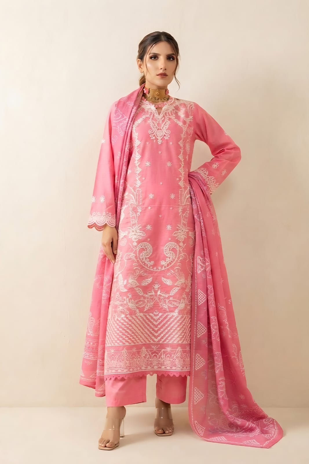 Irsa Nilofer Embroidered Luxury Khaddar 3pc