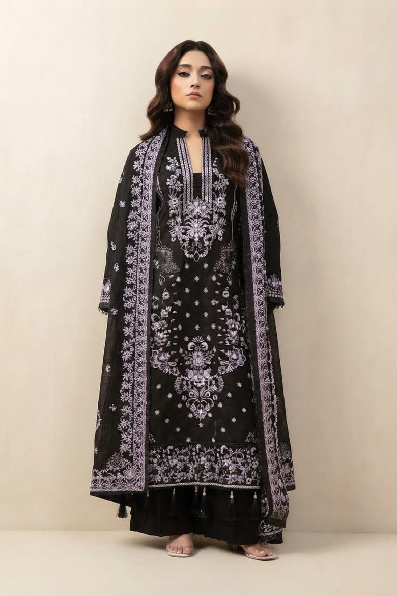 Irsa Nilofer Embroidered Luxury Khaddar 3pc