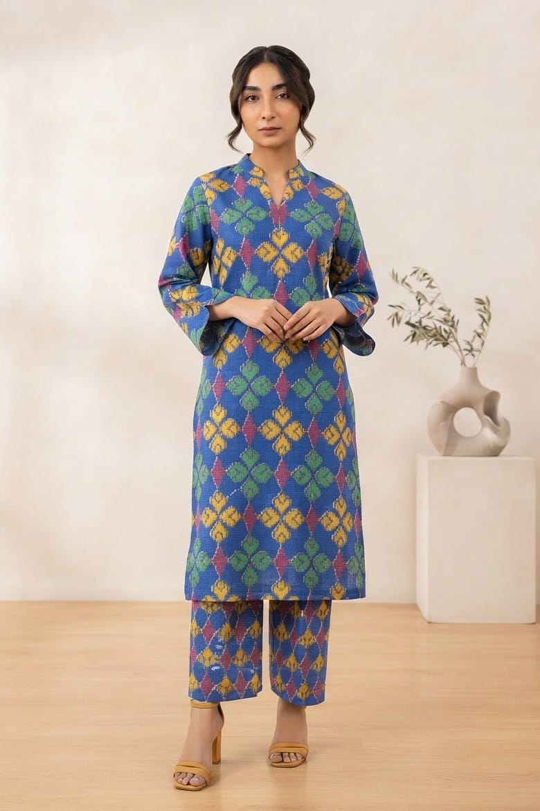 Al Karam Unstitched Printed Khaddar ST 2pc