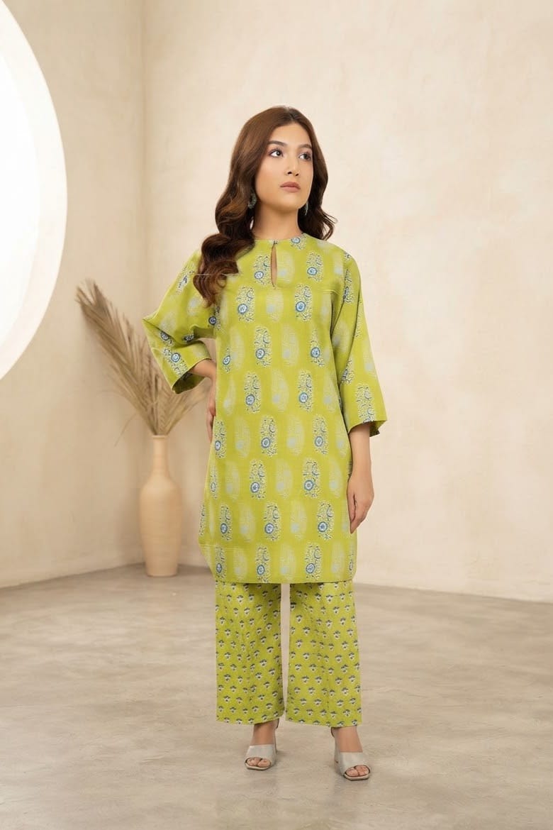 Al Karam Unstitched Printed Khaddar ST 2pc