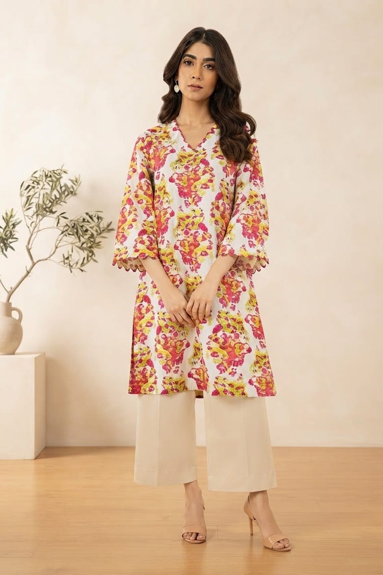 Al Karam Unstitched Printed Khaddar ST 2pc
