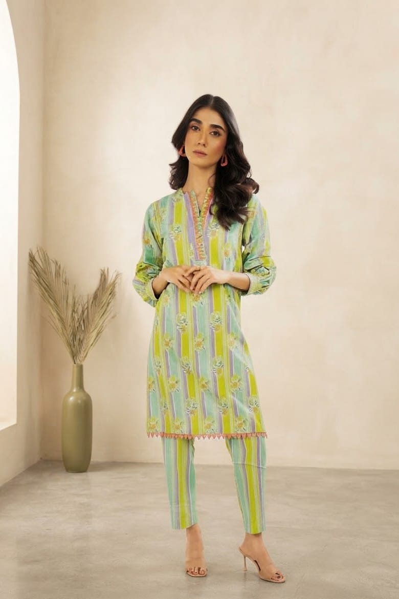 Al Karam Unstitched Printed Khaddar ST 2pc