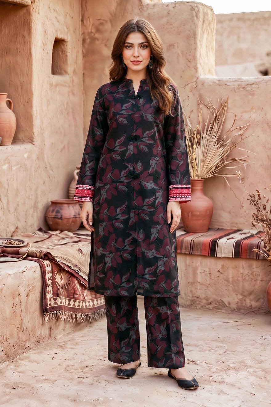 Lime Light Unstitched Printed Lawn Shirt