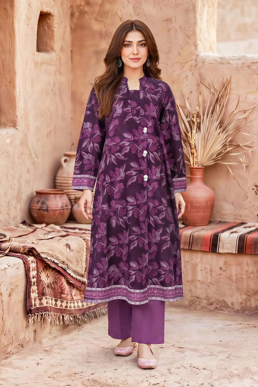 Lime Light Unstitched Printed Lawn Shirt