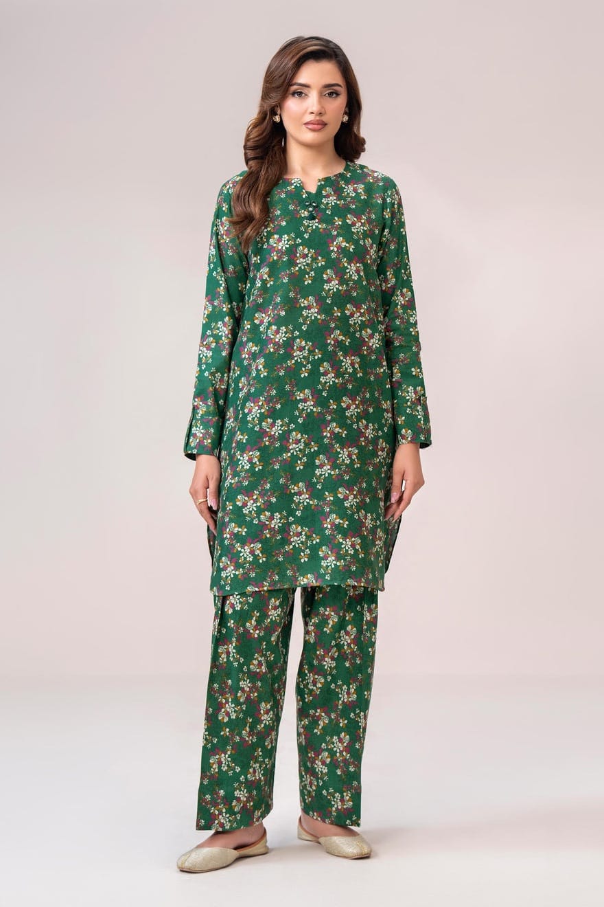 Lime Light Unstitched Printed Lawn Shirt