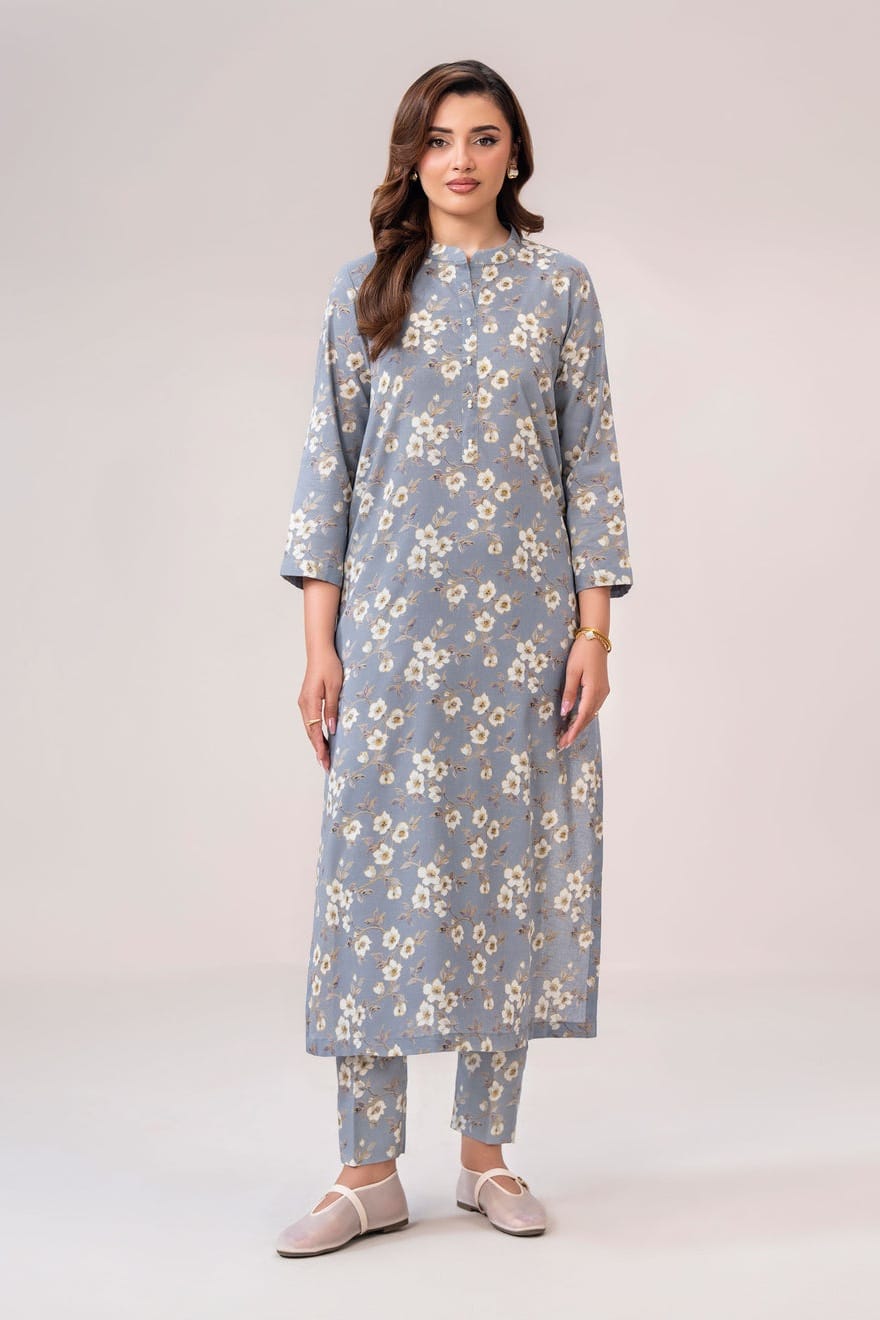Lime Light Unstitched Printed Lawn Shirt