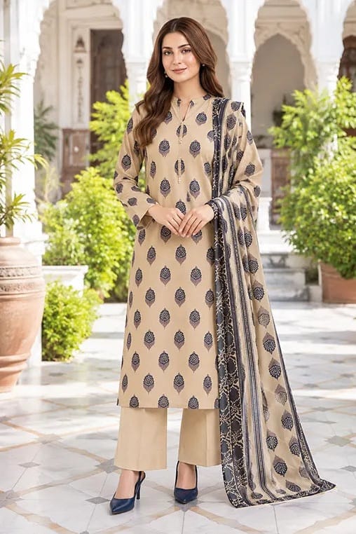 Lime Light Unstitched Printed Khaddar SD 2pc