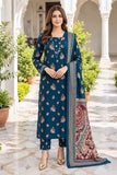 Lime Light Unstitched Paste Printed Khaddar 3pc