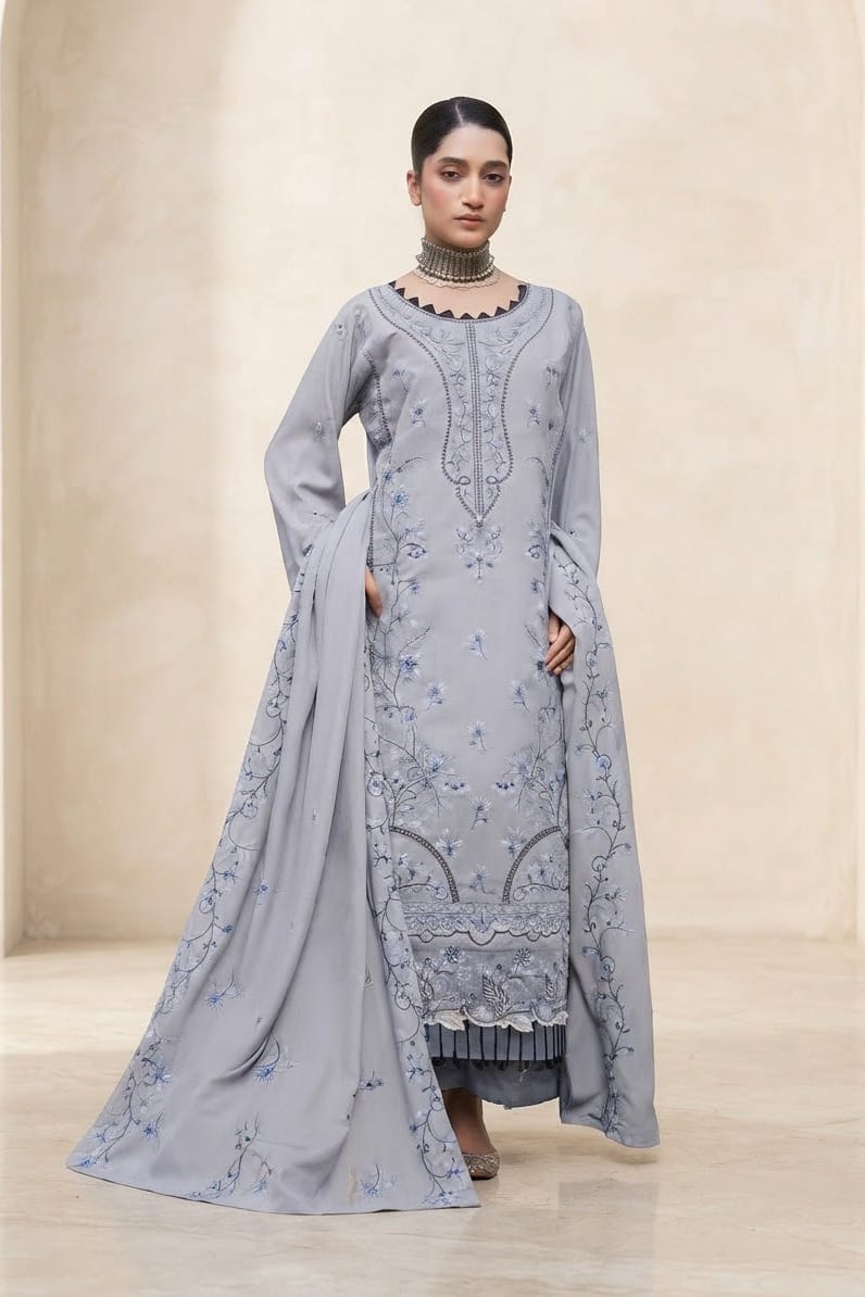 Irsa Afsana Embroidered Luxury Khaddar 3pc
