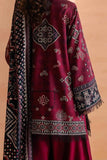 ZYNC Embroidered Luxury Viscose 3pc