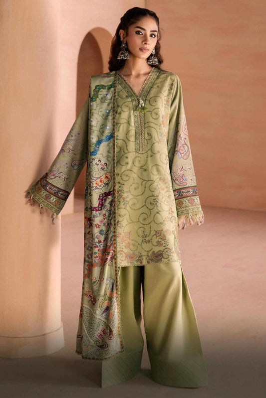 ZYNC Embroidered Luxury Viscose 3pc