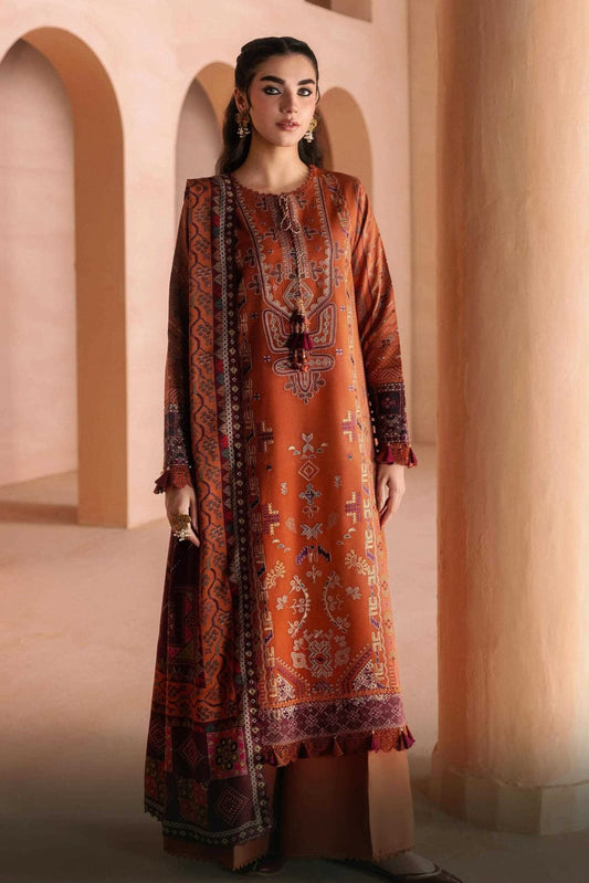 ZYNC Embroidered Luxury Viscose 3pc
