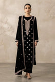 Binzada Unstitched Embroidered Velvet 3pc