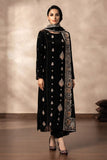 Binzada Unstitched Embroidered Velvet 3pc