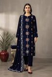 Binzada Unstitched Embroidered Velvet 3pc