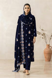Binzada Unstitched Embroidered Velvet 3pc