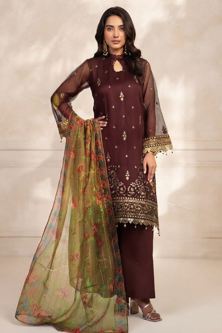 Salitex Nora Formal Collection Embroided 3PC