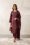 Noor jahan Ethnic Unstitched Embroidered Wool 3pc