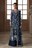 RajBari Sage Embroidered Luxury Formal 3pc