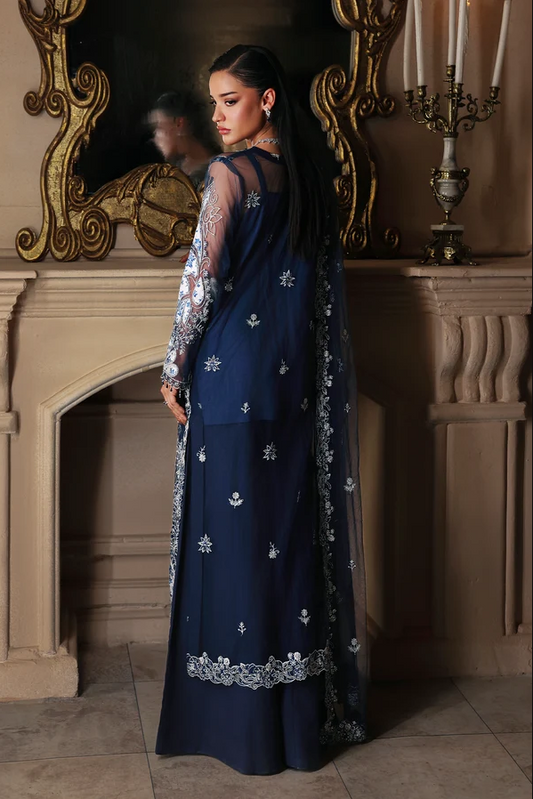 RajBari Sage Embroidered Luxury Formal 3pc