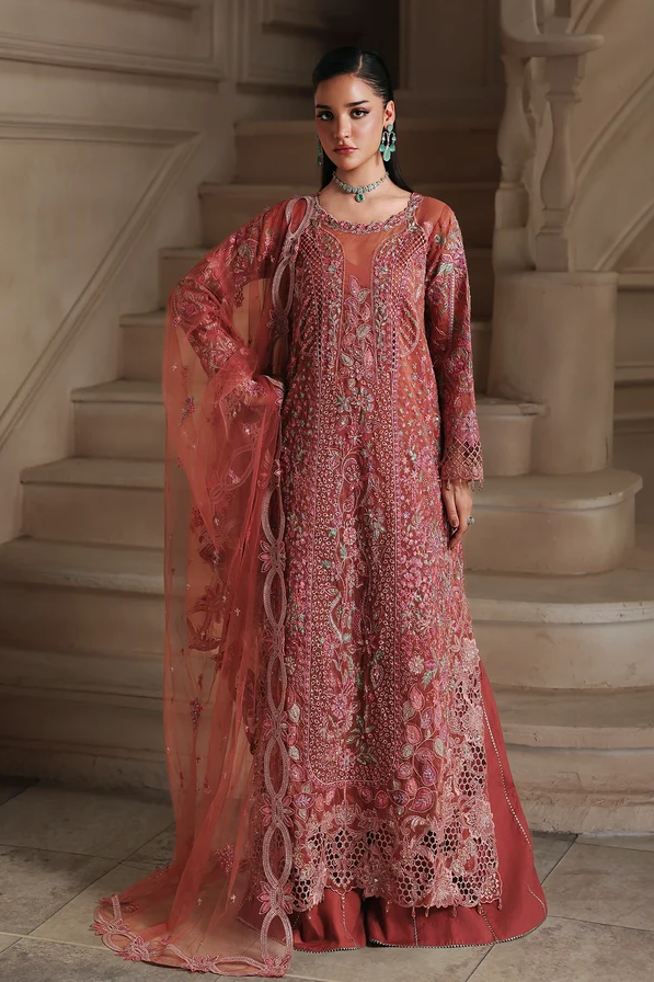 RajBari Sage Embroidered Luxury Formal 3pc