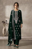 Premium Unstitched Embroidered Velvet 3pc
