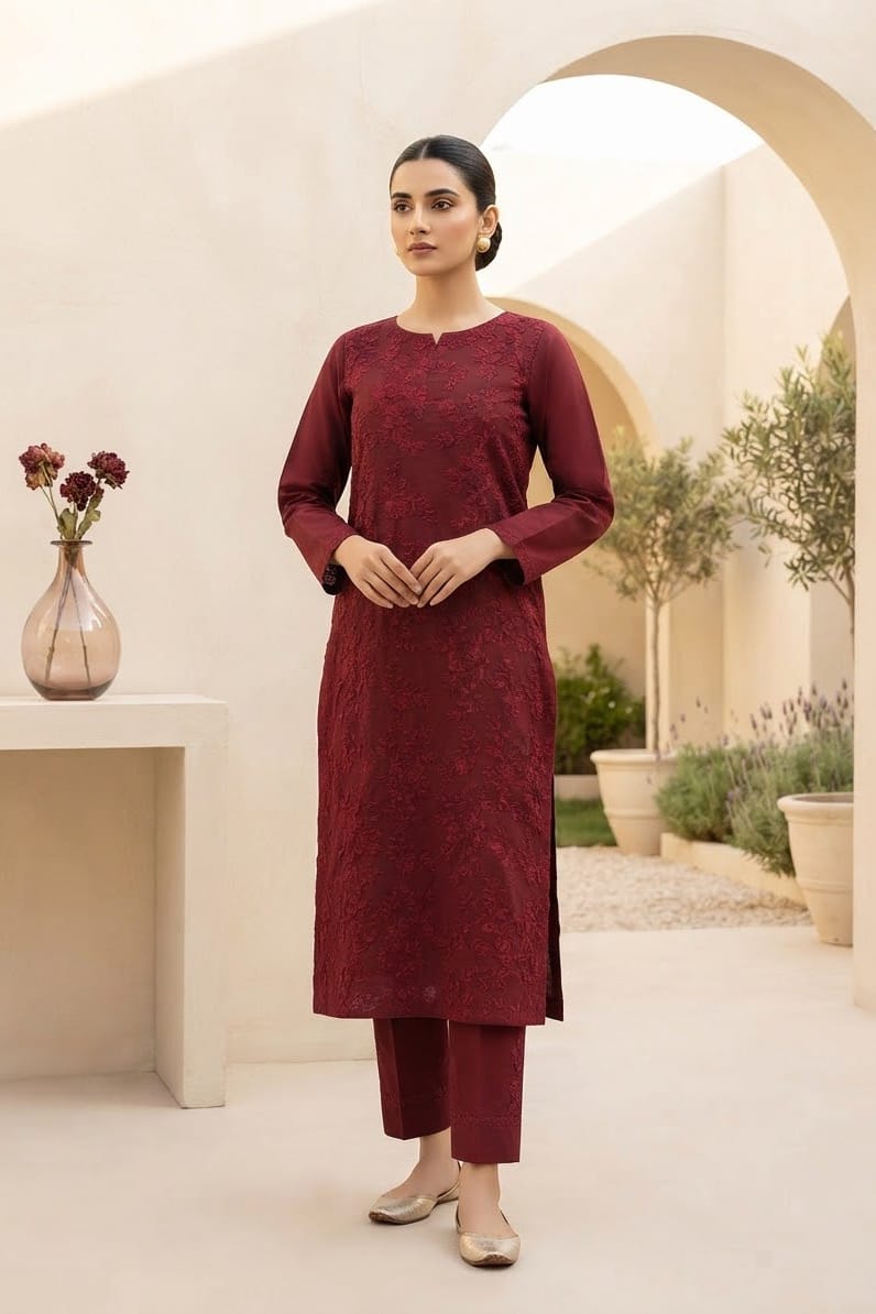 Bareeze Embroidered Karandi Unstitched ST 2pc
