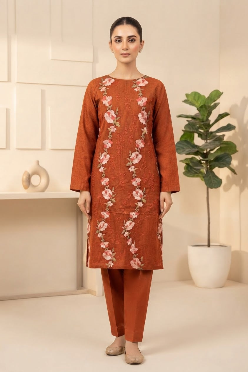 Bareeze Embroidered Karandi Unstitched ST 2pc