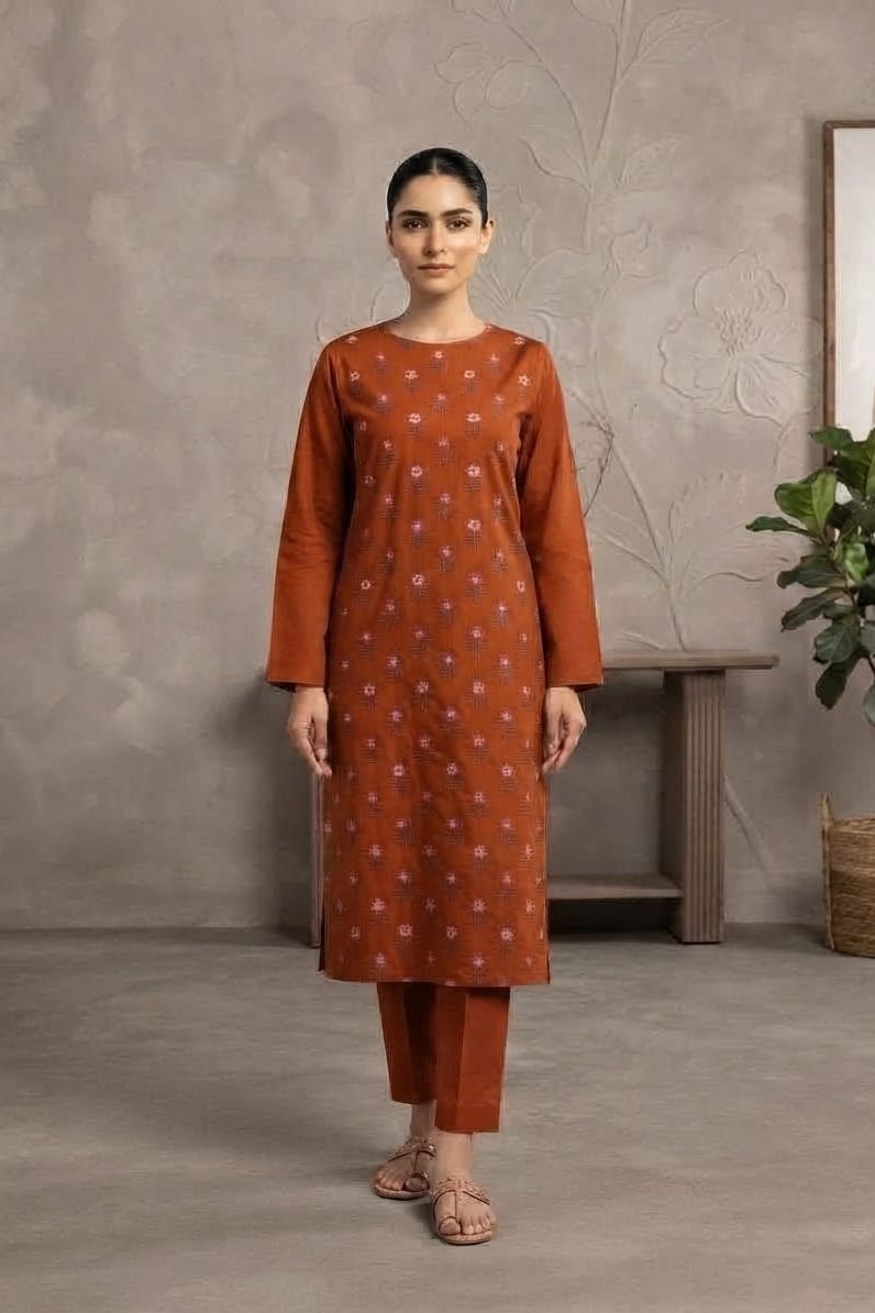 Bareeze Embroidered Karandi Unstitched ST 2pc