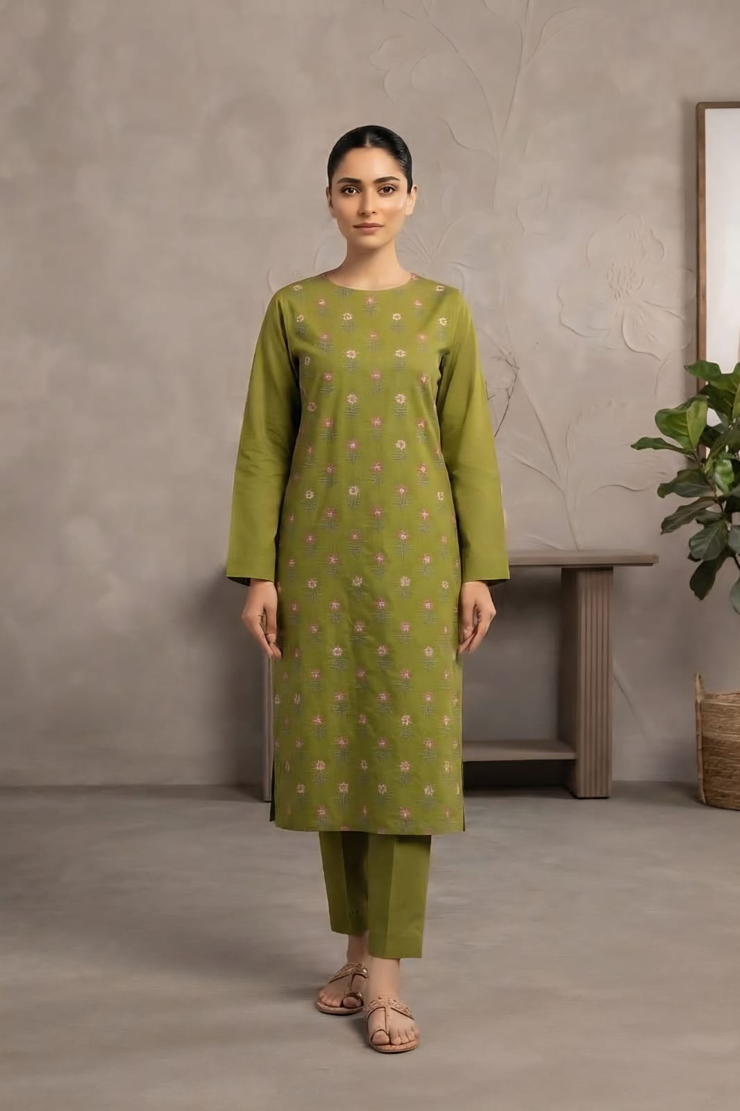Bareeze Embroidered Karandi Unstitched ST 2pc