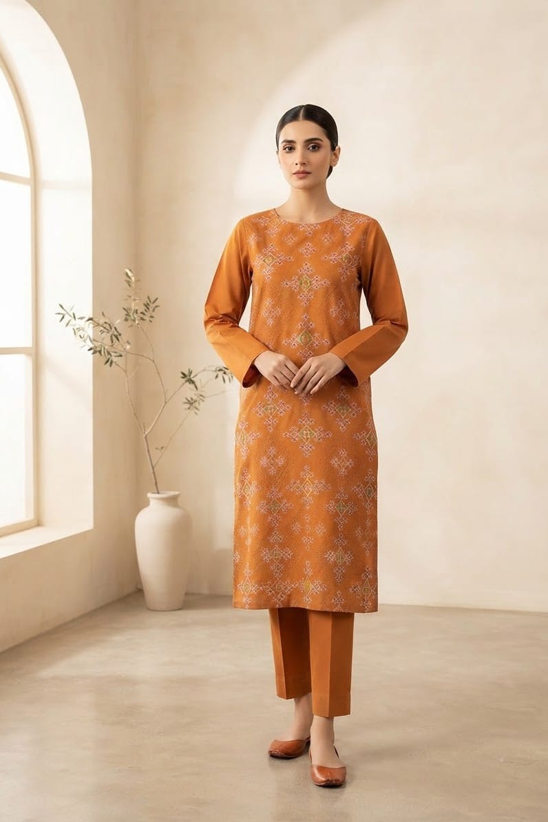 Bareeze Embroidered Karandi Unstitched ST 2pc