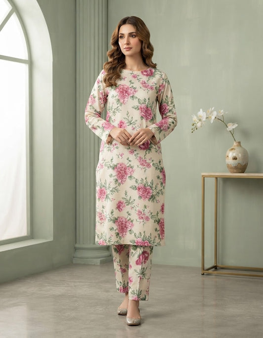 Mix Brand Unstitched Printed Khaddar Allover ST 2pc