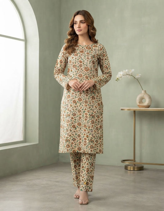 Mix Brand Unstitched Printed Khaddar Allover ST 2pc