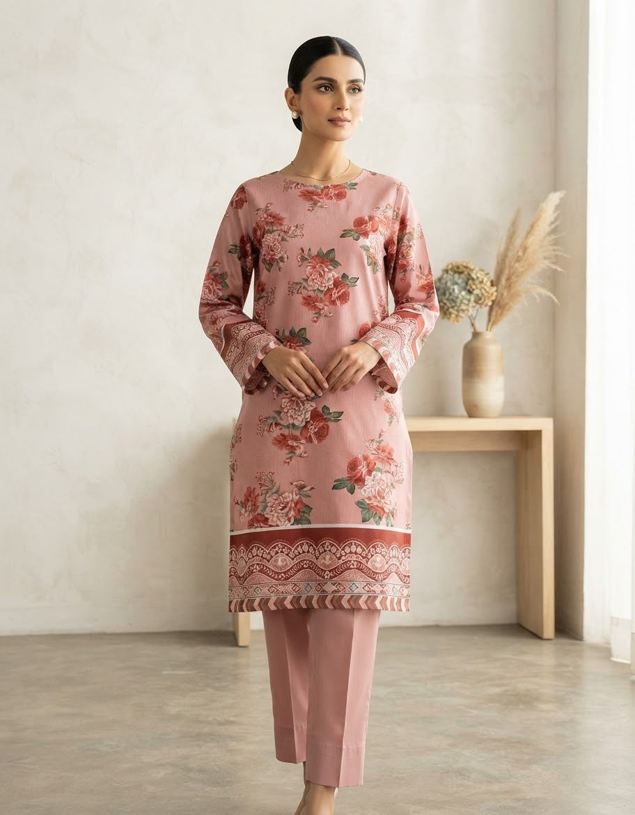Mix Brand Unstitched Printed Cotton ST 2pc