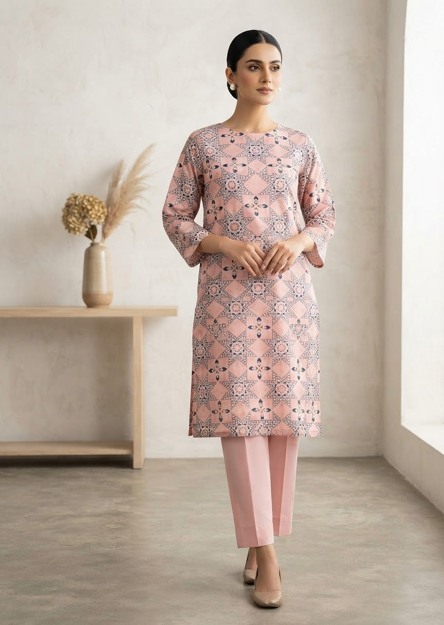 Mix Brand Unstitched Printed Cotton ST 2pc