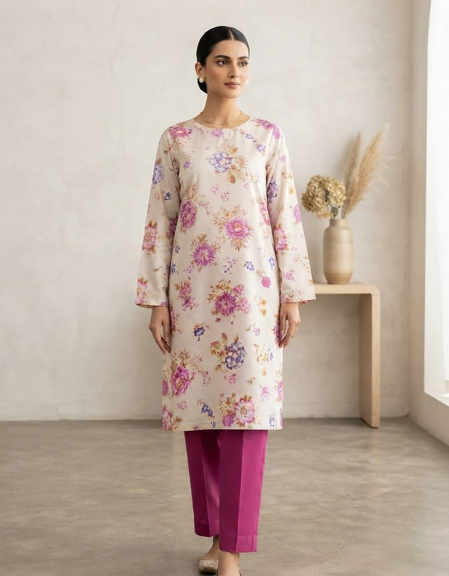 Mix Brand Unstitched Printed Cotton ST 2pc