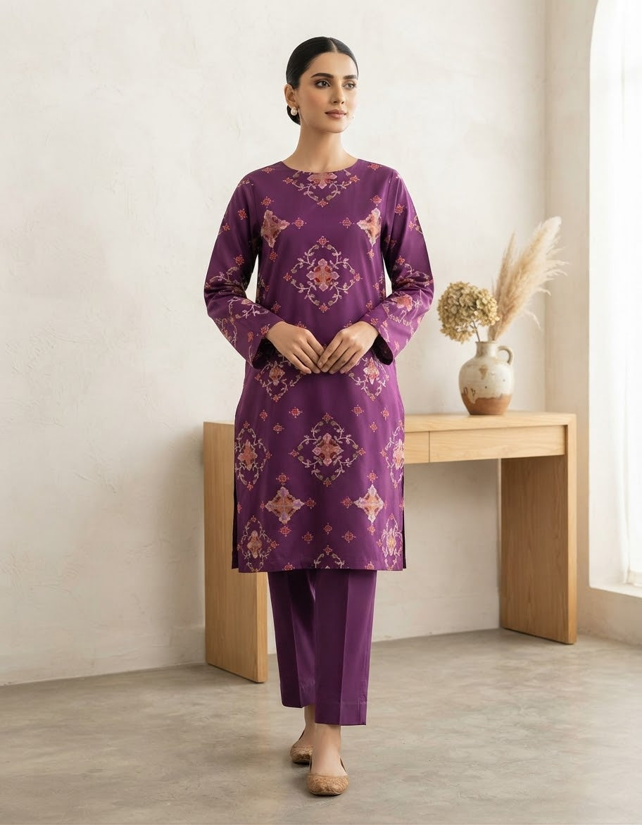Mix Brand Unstitched Printed Cotton ST 2pc
