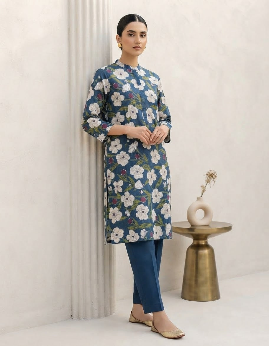 Mix Brand Unstitched Printed Khaddar ST 2pc