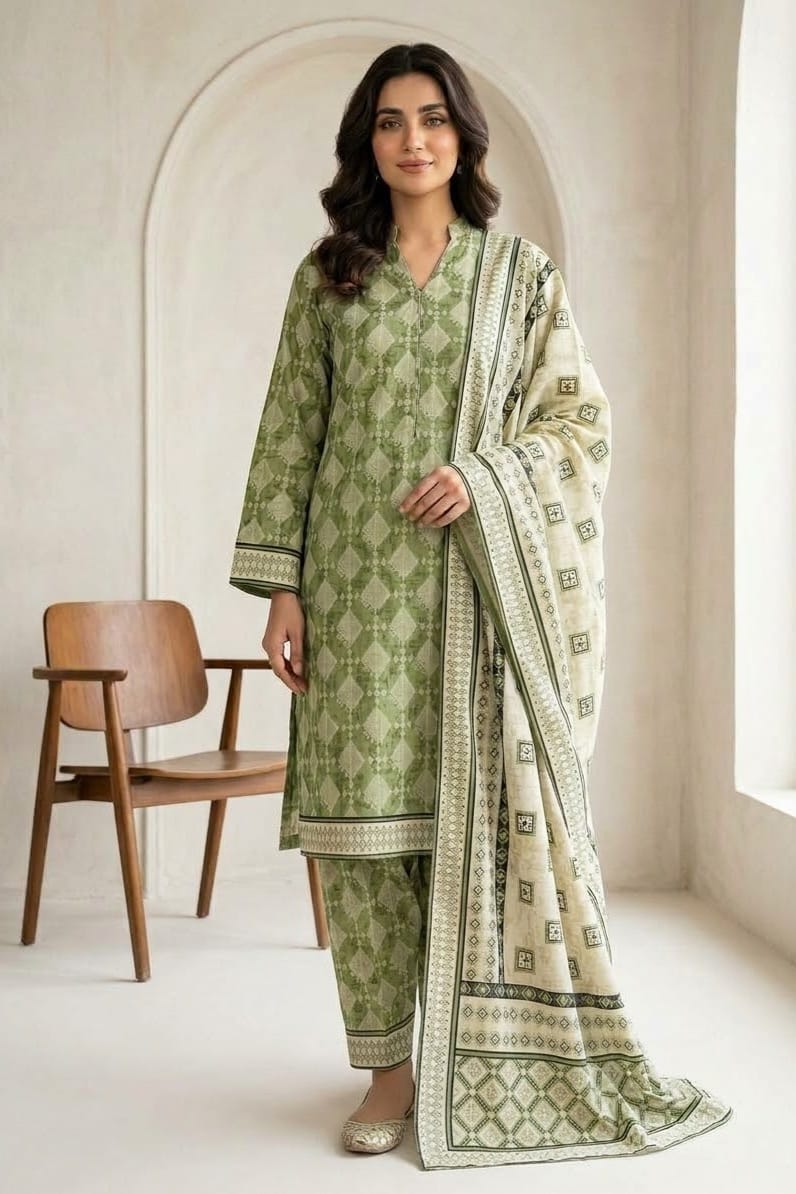 Tawakal Premiuim Stitched Printed Khaddar 3pc