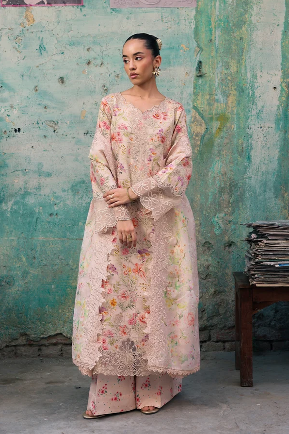 RajBari Nissa Unstitched Embroidered Luxury 3pc