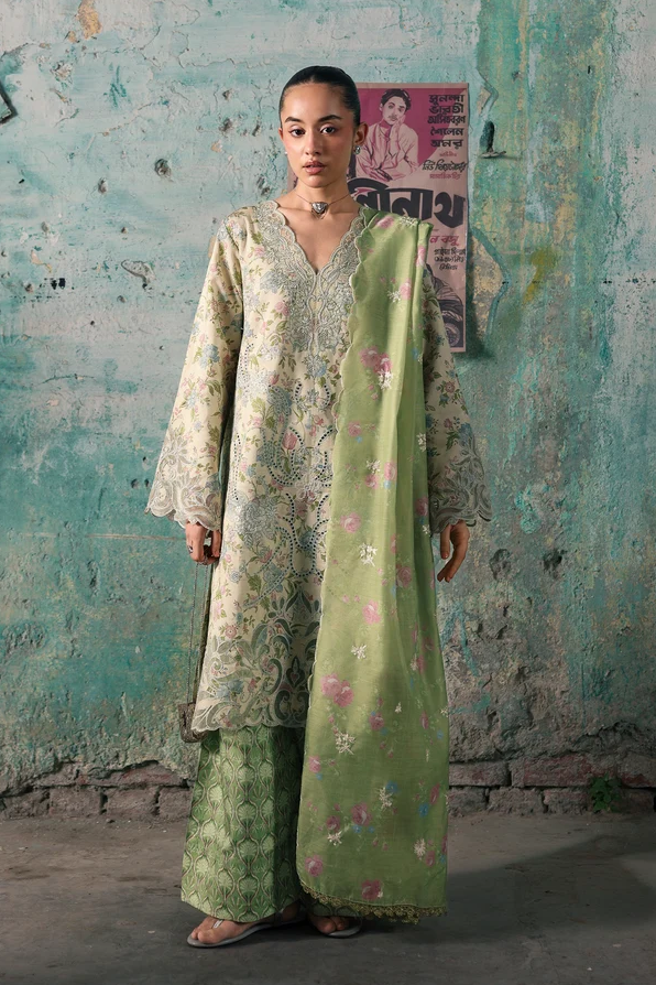RajBari Nissa Unstitched Embroidered Luxury 3pc