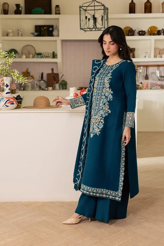 Mahnur Fiona Unstitched Embroidered Luxury 3pc