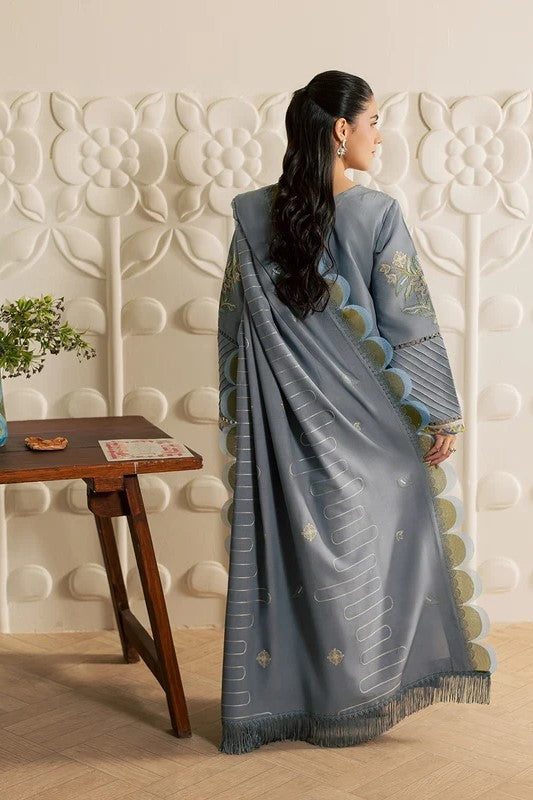 Mahnur Fiona Unstitched Embroidered Luxury 3pc