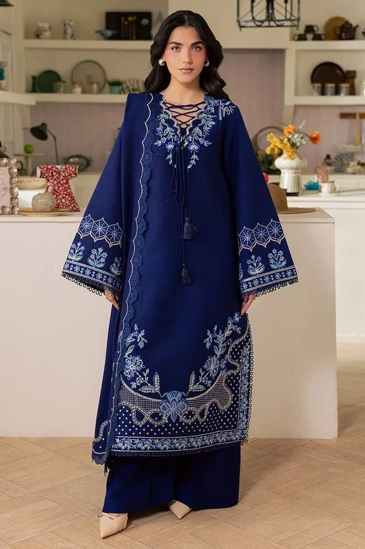 Mahnur Fiona Unstitched Embroidered Luxury 3pc